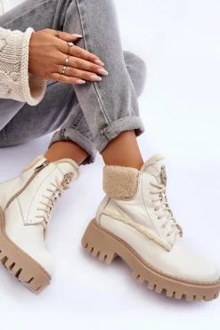 Damskie Trapery|Botki Sznurowane><noscript><img width=