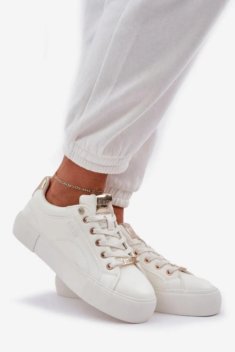 Buty Sportowe Big Star|Sneakersy Damskie>Big Star Shoes Damskie Sneakersy Big Star NN274211 Białe Biały