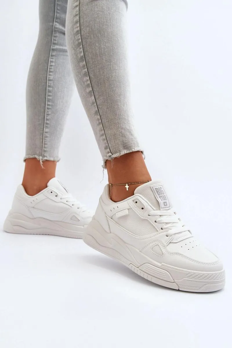 Buty Sportowe Big Star|Sneakersy Damskie>Big Star Shoes Damskie Sneakersy Big Star NN274667 Białe