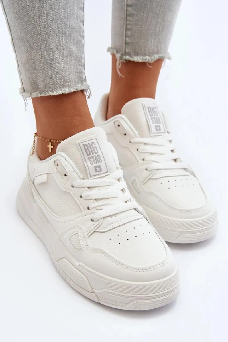 Buty Sportowe Big Star|Sneakersy Damskie>Big Star Shoes Damskie Sneakersy Big Star NN274667 Białe