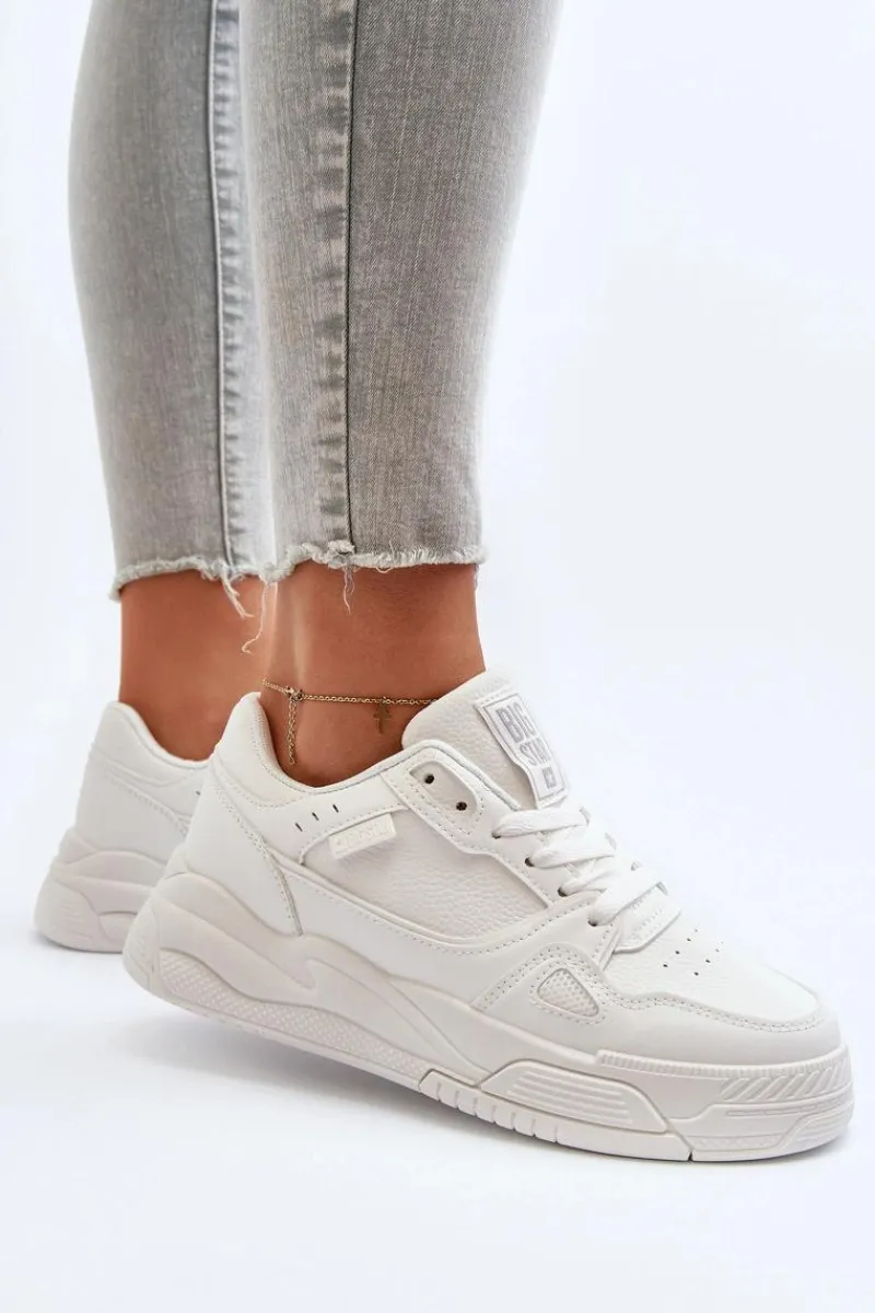 Buty Sportowe Big Star|Sneakersy Damskie>Big Star Shoes Damskie Sneakersy Big Star NN274667 Białe