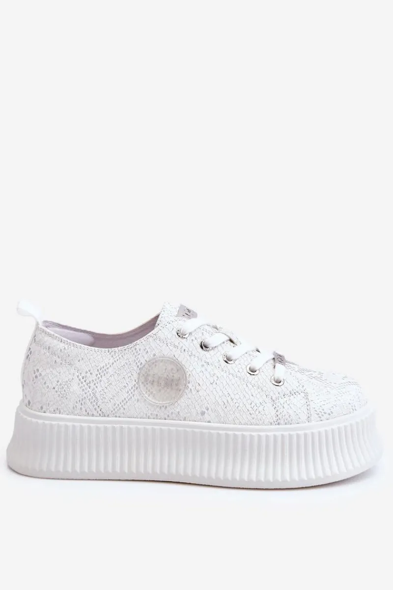 New Damskie Sneakersy Buty Sportowe JJ2N4126 Białe Damskie Sneakersy Damskie