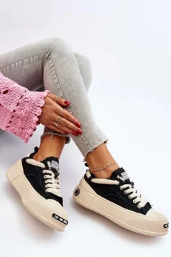 New Damskie Sneakersy NN2N4061 Czarne Damskie Sneakersy Damskie