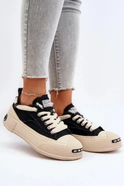 New Damskie Sneakersy NN2N4061 Czarne Damskie Sneakersy Damskie