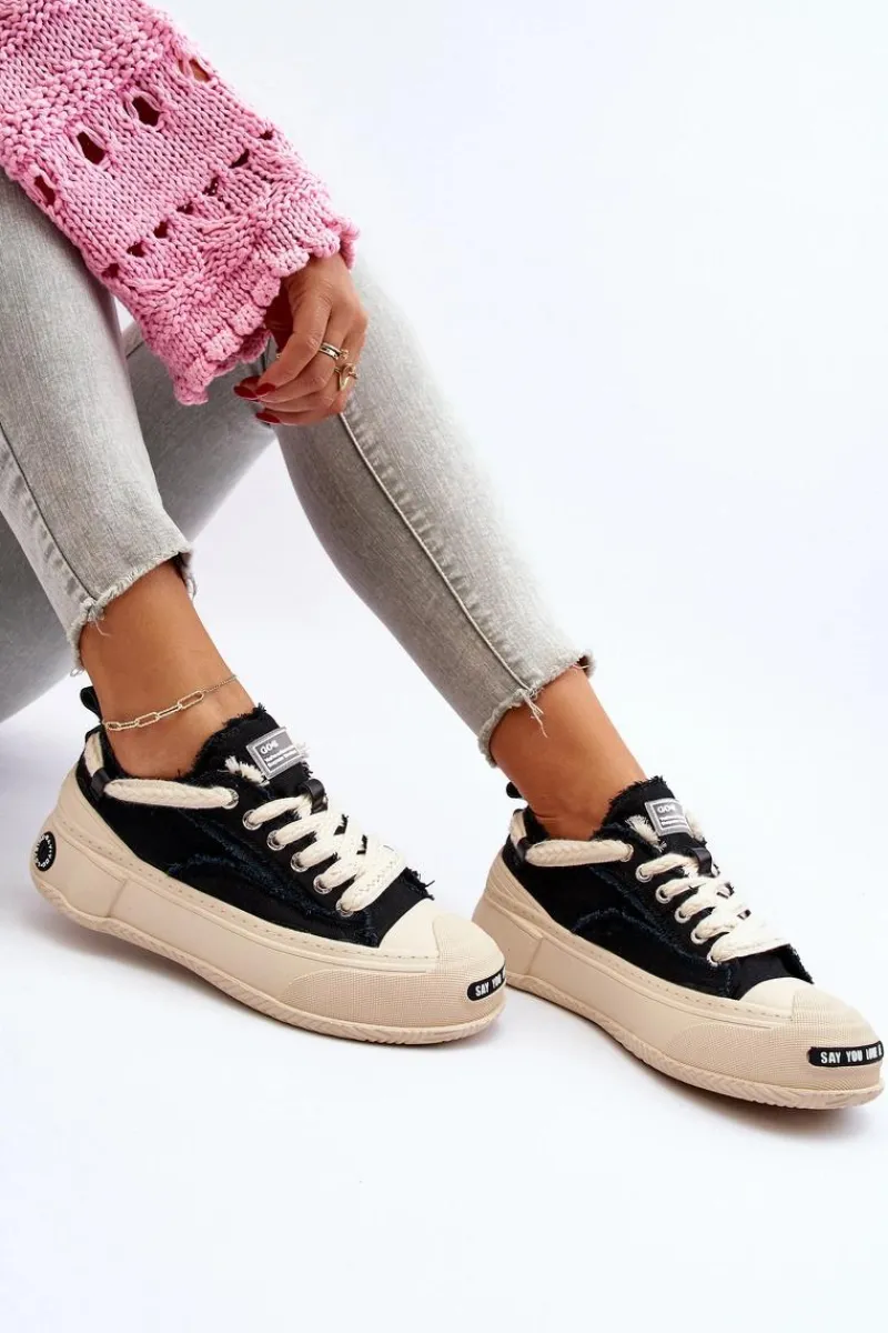 New Damskie Sneakersy NN2N4061 Czarne Damskie Sneakersy Damskie