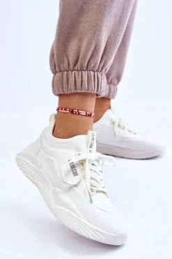 Buty Sportowe Big Star|Sneakersy Damskie></noscript>Big Star Shoes Damskie Sneakersy Memory Foam System Big Star LL274417 Białe