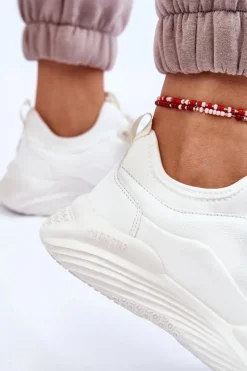 Buty Sportowe Big Star|Sneakersy Damskie></noscript>Big Star Shoes Damskie Sneakersy Memory Foam System Big Star LL274417 Białe