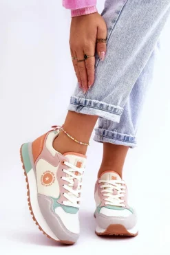 Discount Big Star Shoes Damskie Sneakersy Memory Foam System Big Star LL274542 Multikolor