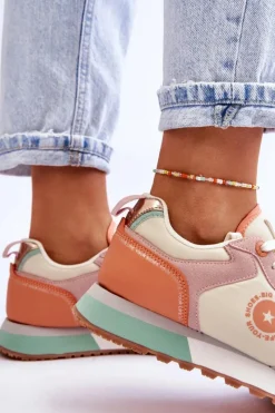 Discount Big Star Shoes Damskie Sneakersy Memory Foam System Big Star LL274542 Multikolor