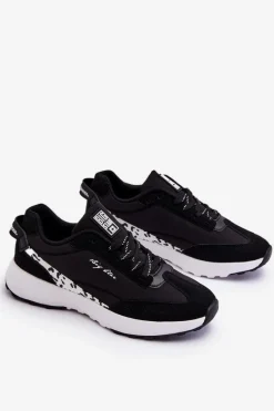 Outlet Big Star Shoes Damskie Sneakersy Memory Foam System Big Star LL274956 Czarne