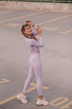 Best Damskie Sneakersy Na Masywnej Podeszwie Różowe Influencer Damskie Sneakersy Damskie