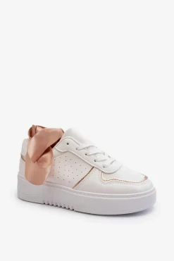 Discount Boto Damskie Sneakersy Na Platformie Białe Tessama