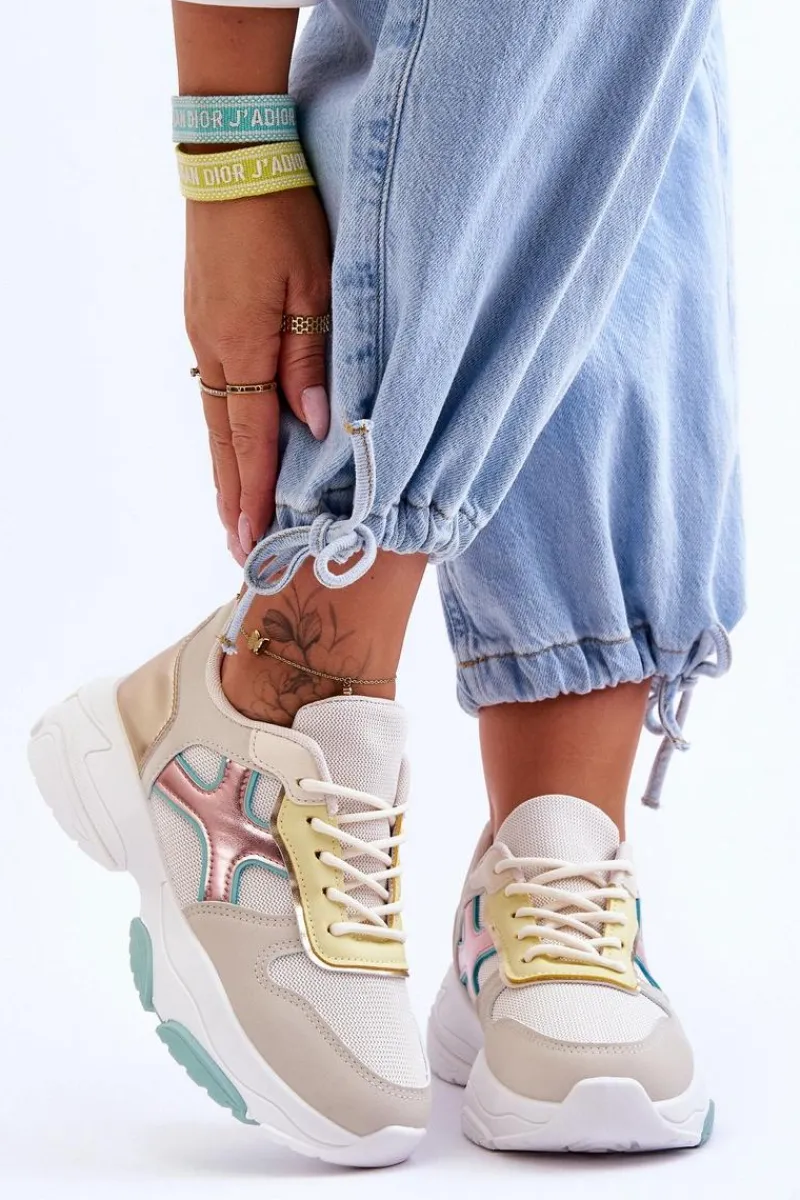 Clearance Damskie Sneakersy Sznurowane Multikolorowe Cortes Damskie Sneakersy Damskie