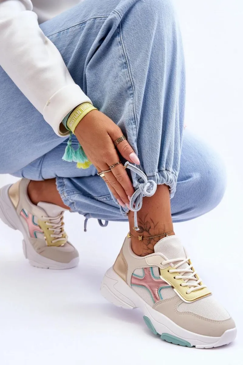 Clearance Damskie Sneakersy Sznurowane Multikolorowe Cortes Damskie Sneakersy Damskie