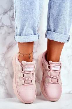 Online Big Star Shoes Damskie Sportowe Buty Big Star Różowe GG274637