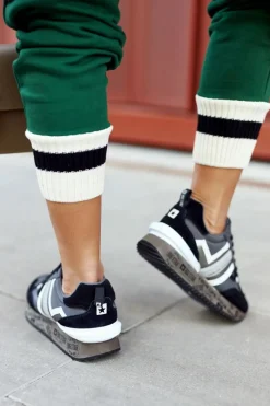 New Damskie Sportowe Buty Big Star II274300 Czarne Damskie Buty Sportowe Na Platformie|Buty Sportowe Big Star