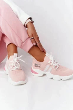 Outlet GOE Damskie Sportowe Buty HH2N4019 Różowe