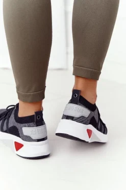 Trampki Damskie Big Star|Buty Sportowe Na Platformie><noscript><img width=