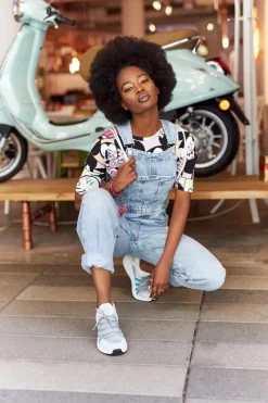 Hot Big Star Shoes Damskie Sportowe Buty Memory Foam Big Star HH274531 Biało-Szare