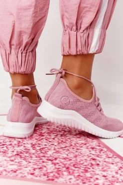 Best Damskie Sportowe Buty Różowe Workout Damskie Trampki Damskie Slip-On|Buty Sportowe Na Platformie