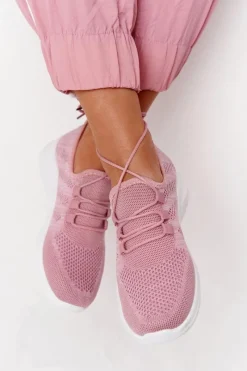 Best Damskie Sportowe Buty Różowe Workout Damskie Trampki Damskie Slip-On|Buty Sportowe Na Platformie