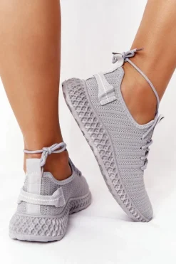 Trampki Damskie Slip-On>Boto Damskie Sportowe Buty Slip-on Szare Do It