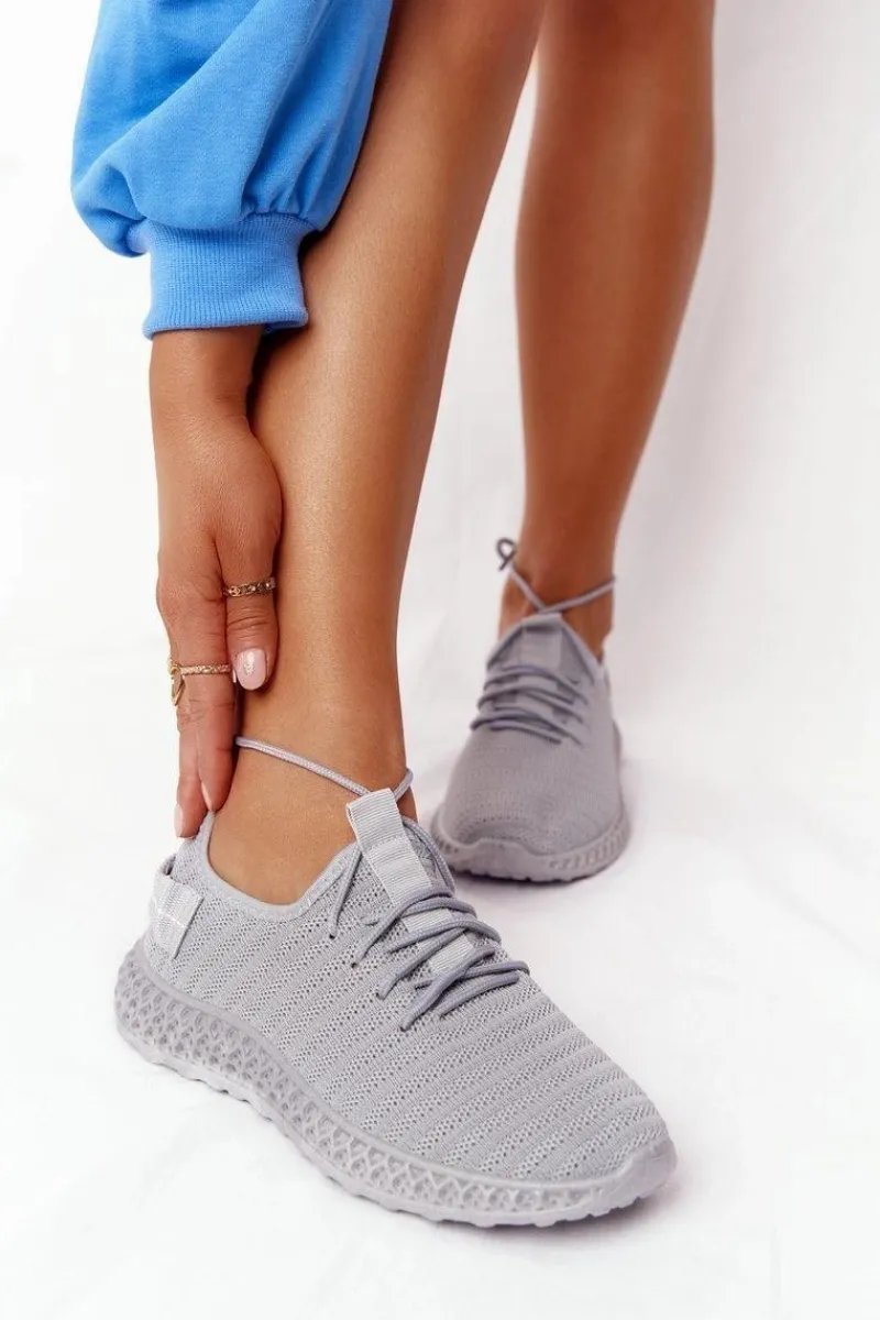 Trampki Damskie Slip-On>Boto Damskie Sportowe Buty Slip-on Szare Do It