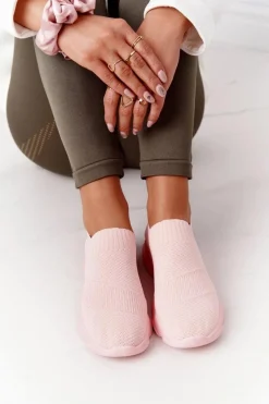 Hot Damskie Sportowe Buty Slip-on Różowe Yoga Class Damskie Trampki Damskie Slip-On