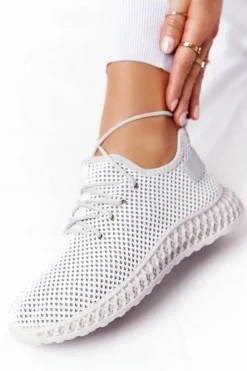 Discount Damskie Sportowe Buty Slip-on Szare Run Away Damskie Trampki Damskie Slip-On