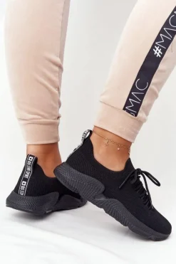 Trampki Damskie Slip-On|Trampki Damskie Big Star>Big Star Shoes Damskie Sportowe Buty Slip-on Big Star DD274579 Czarne