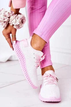 Trampki Damskie Slip-On>Boto Damskie Sportowe Buty Slip-on Jasnoróżowe Run Away