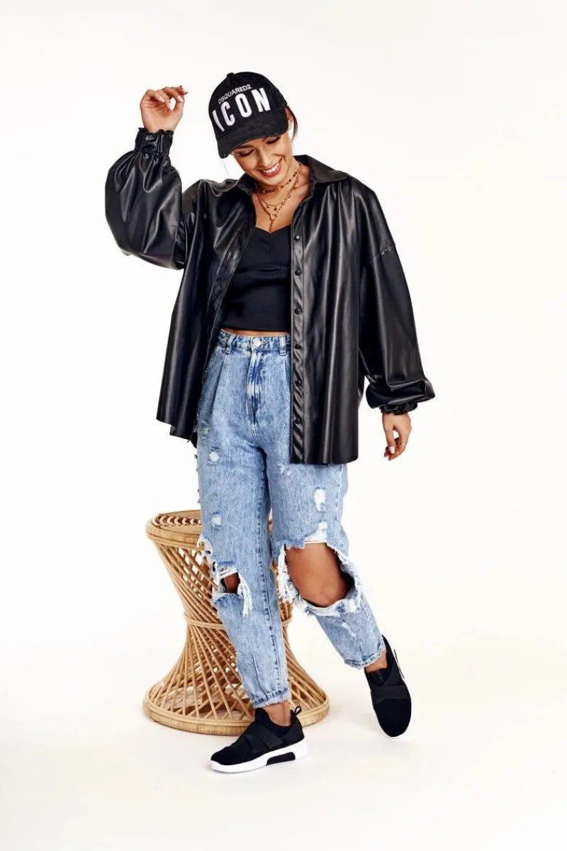 Hot Damskie Sportowe Buty Slip-on Memory Foam System Big Star FF274890 Czarne Damskie Trampki Damskie Slip-On|Trampki Damskie Big Star