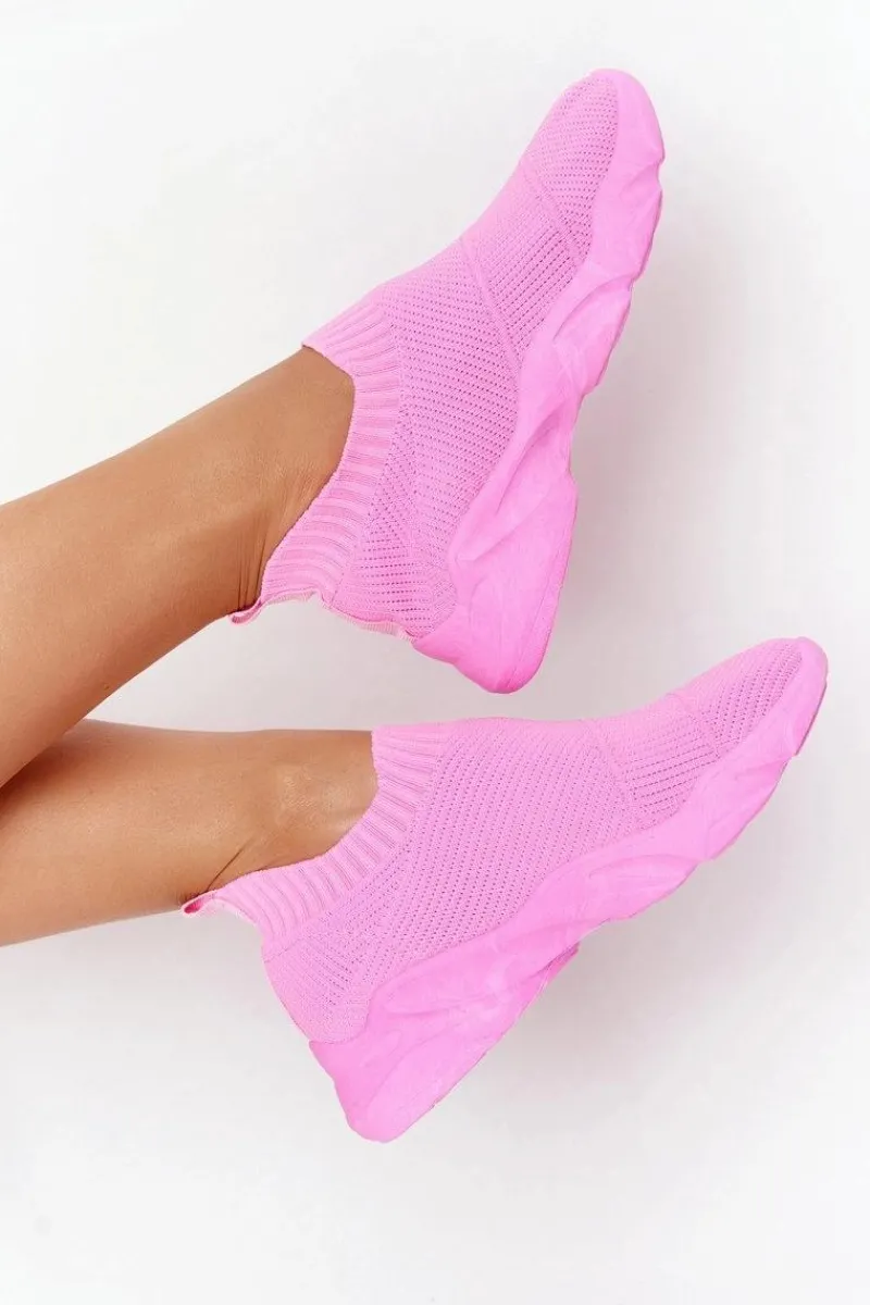 Sale Damskie Sportowe Buty Slip-on Fuksja Yoga Class Damskie Trampki Damskie Slip-On