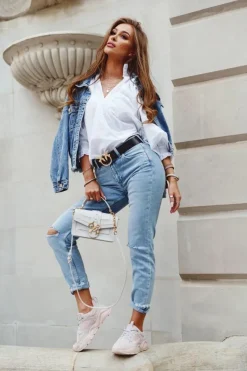 Damskie Sportowe Buty Sneakersy Big Star GG274655 Różowe Damskie Trampki Damskie Big Star|Big Star