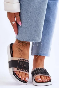 Klapki Sportowe|Klapki Damskie Klasyczne>Boto Damskie Sportowe Klapki Czarne Sunrise