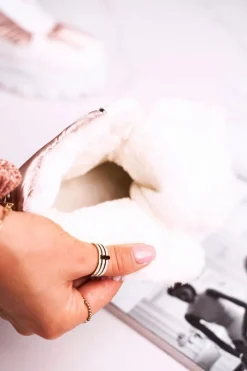 Best Damskie Sportowe Śniegowce Z Futerkiem Białe Euphoria Damskie Śniegowce Damskie|Botki Sznurowane