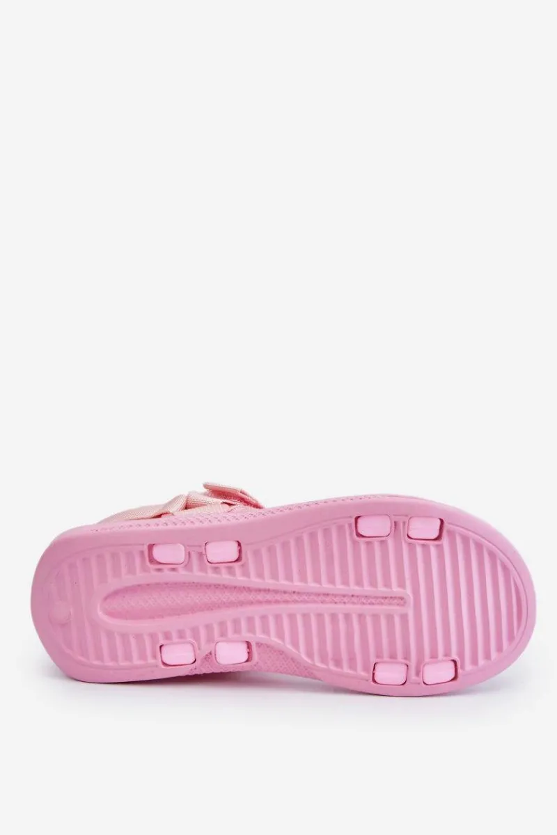 Online Damskie Sportowe Sandały Big Star LL274729 Różowe Damskie Sandały Big Star|Sandały Płaskie