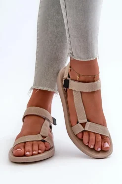 Clearance Boto Damskie Sportowe Sandały Beżowe Ultimate