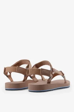 Hot Damskie Sportowe Sandały RSS2SANF054-83S Beżowe Damskie Sandały Płaskie