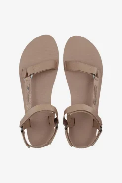 Hot Damskie Sportowe Sandały RSS2SANF054-83S Beżowe Damskie Sandały Płaskie