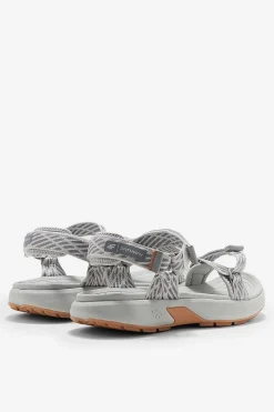 Sandały Płaskie></noscript>4F Damskie Sportowe Sandały RSS2SANF049-26S Jasnoszare Szary