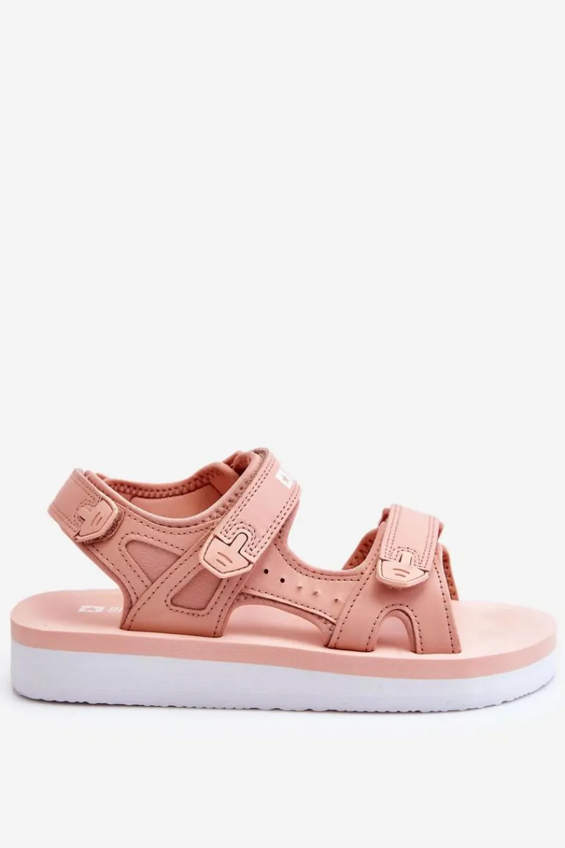 Online Big Star Shoes Damskie Sportowe Sandały Na Platformie Big Star LL274788 Różowe Różowy