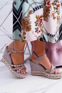 Sandały Na Koturnie><noscript><img width=