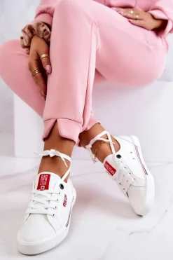 Discount Big Star Shoes Damskie Tenisówki BIG STAR HH274059 Białe