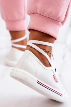 Discount Big Star Shoes Damskie Tenisówki BIG STAR HH274059 Białe