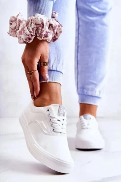 Trampki Damskie Big Star|Trampki Damskie Niskie>Big Star Shoes Damskie Tenisówki BIG STAR FF274168 Białe