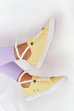 Hot Big Star Shoes Damskie Tenisówki BIG STAR HH274062 Żółte