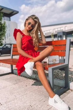 Trampki Damskie Niskie>Boto Damskie Tenisówki Na Platformie Białe Big City Life