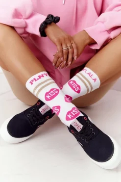 Trampki Damskie Niskie></noscript>Cross Jeans Damskie Tenisówki Na Platformie FF2R4002C Czarme Czarny