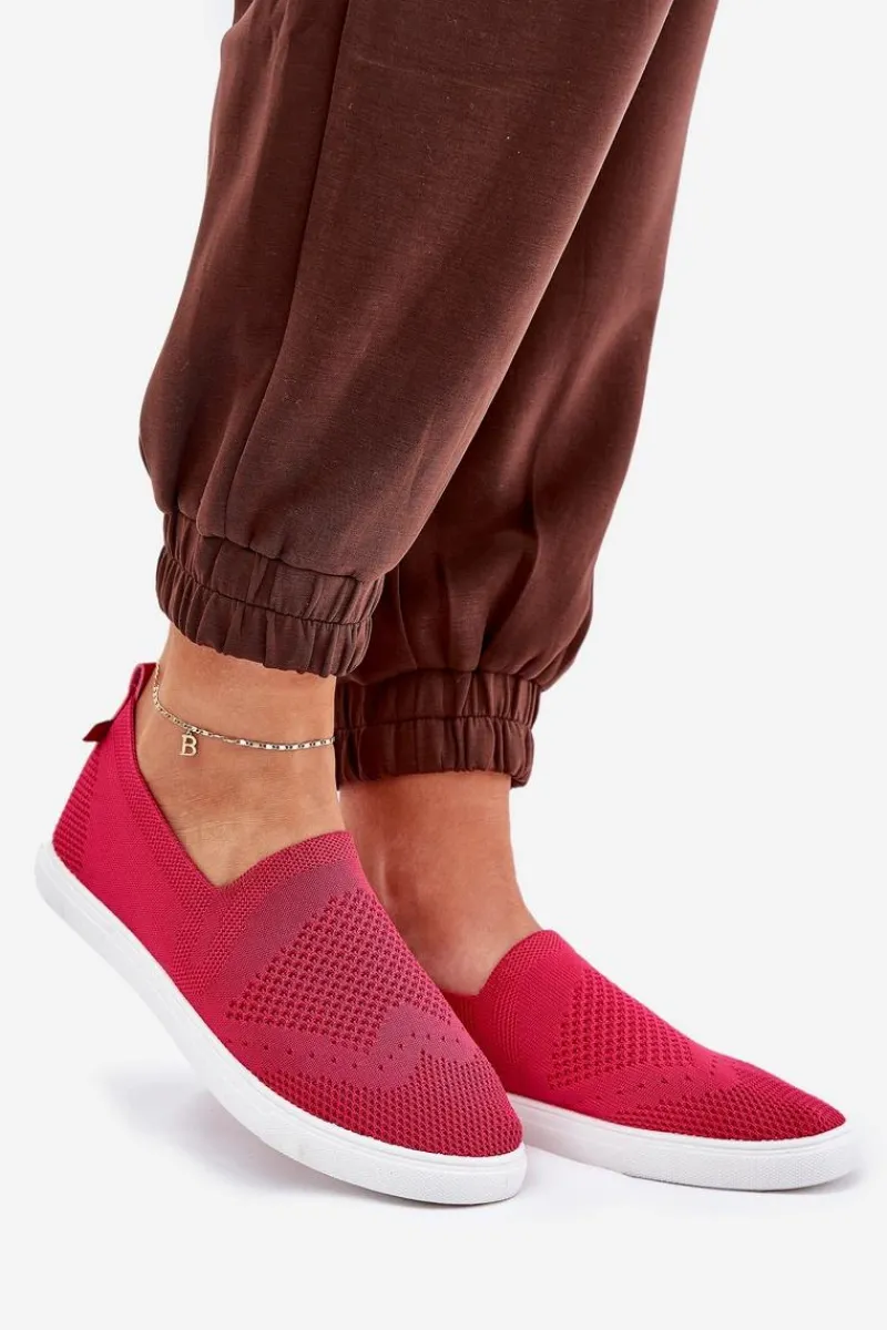 Discount Damskie Tenisówki Slip-on Big Star FF274A605 Fuksja Damskie Trampki Damskie Slip-On|Trampki Damskie Big Star